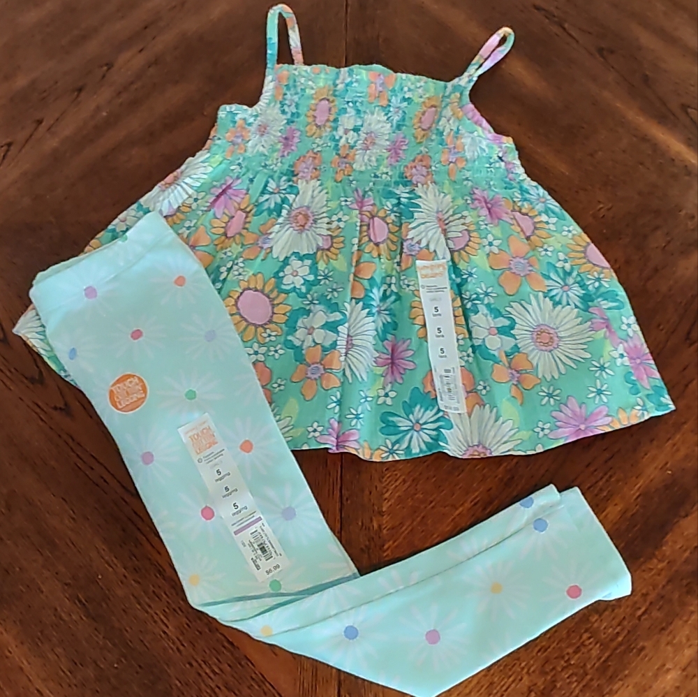 New 2pc. Jumping Beans size 5 outfit